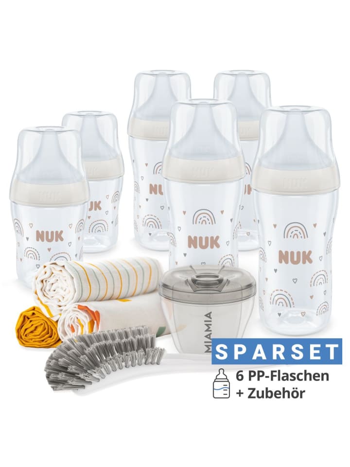 NUK Premium PP-Flaschen-Set Perfect Match 11-tlg. in weiss,motiv günstig kaufen onesize