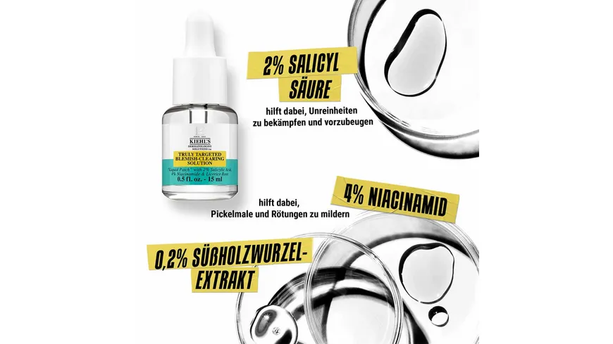KIEHL'S Truly Targeted Blemish Clearing Solution 15 ml