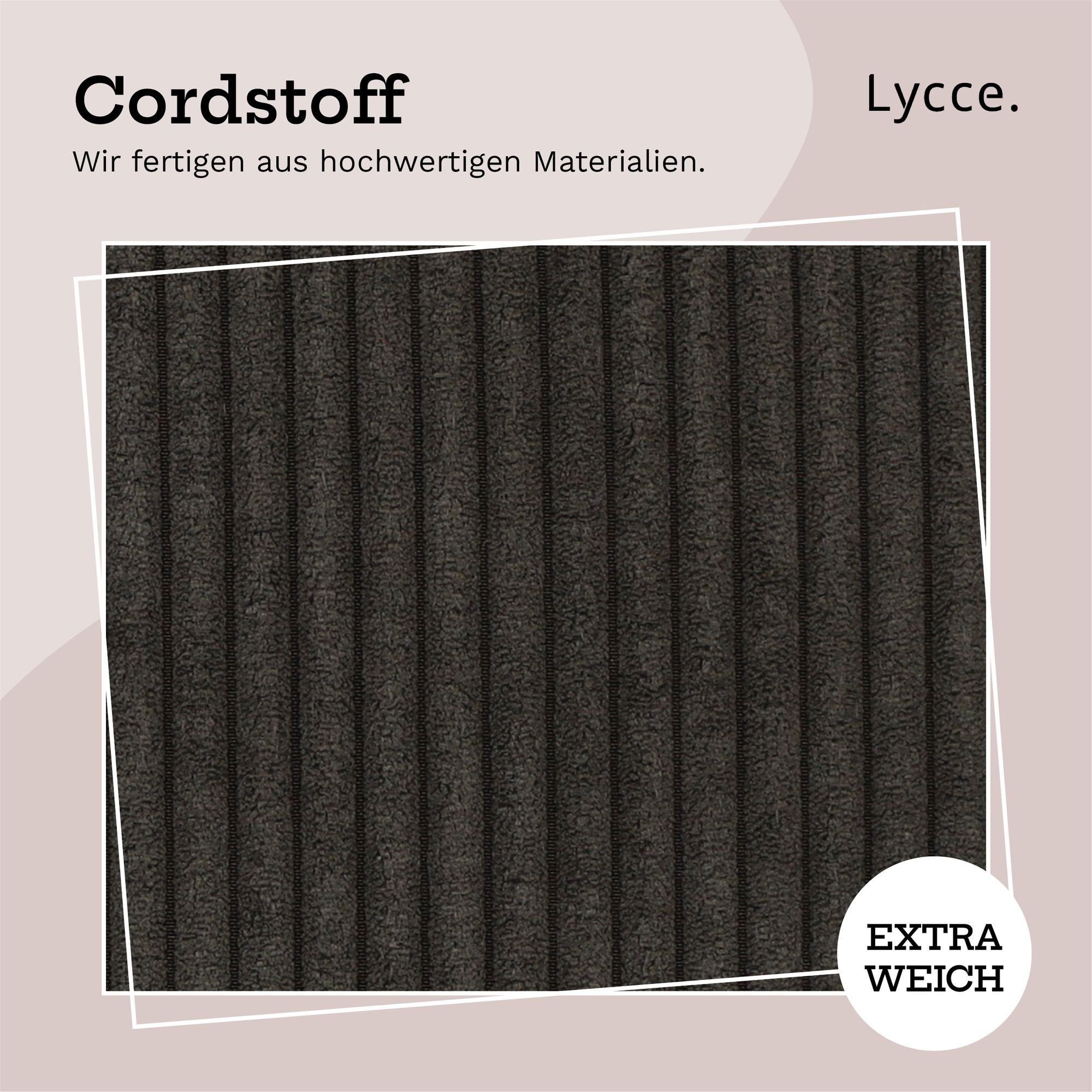 animal-design Bankauflage Klemmkissen 1 Leiste Cordstoff extra Polsterung, für Banktiefe ab 35cm