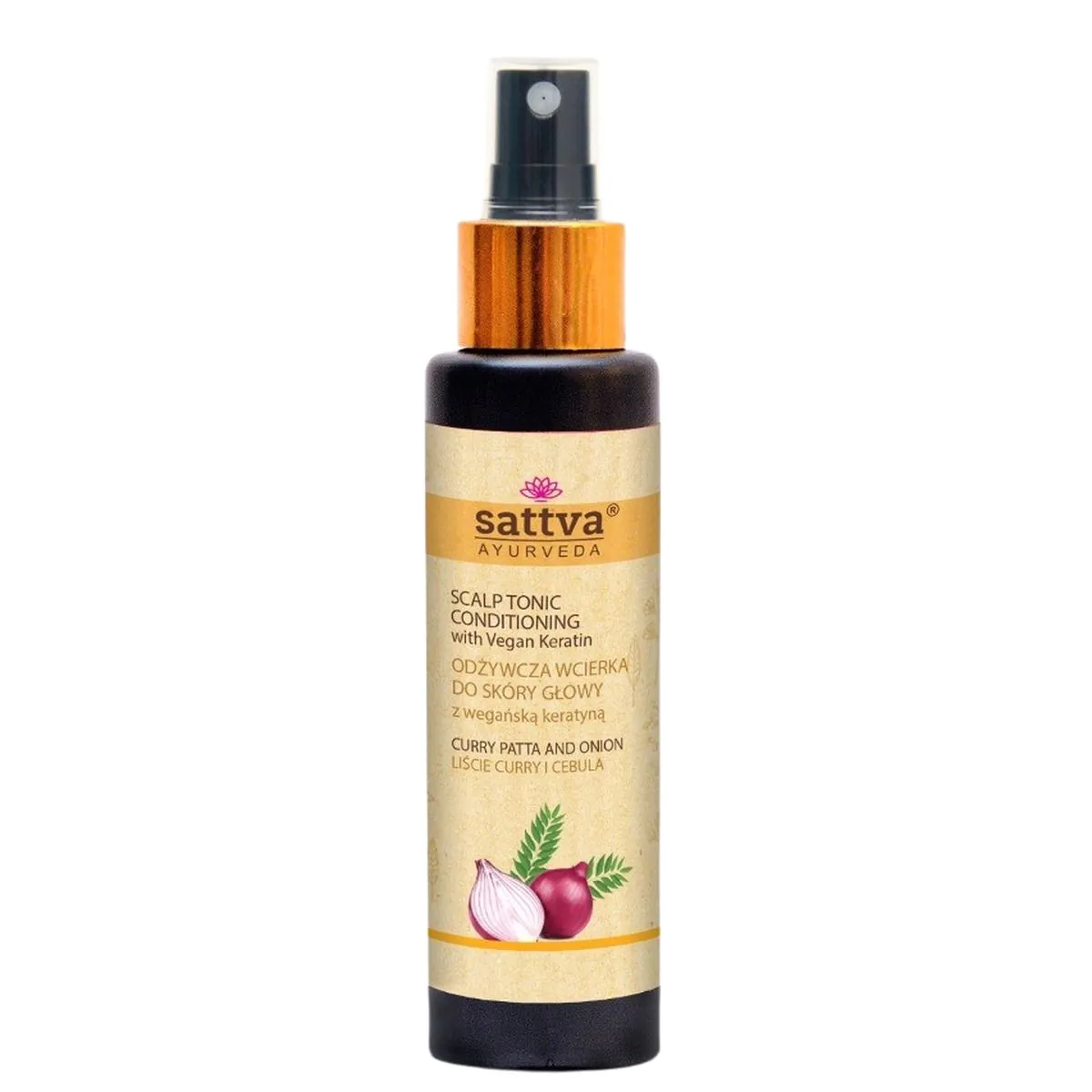 Sattva Ayurveda losion za hranjivu njegu vlasišta s listovima karija i lukom 100 ml