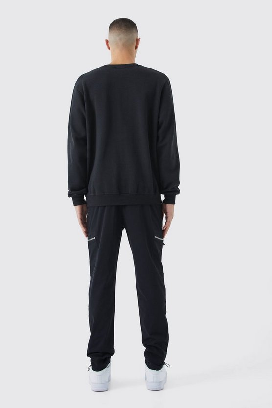 Slim-Fit Stretch Cargohose mit elastischem Bund