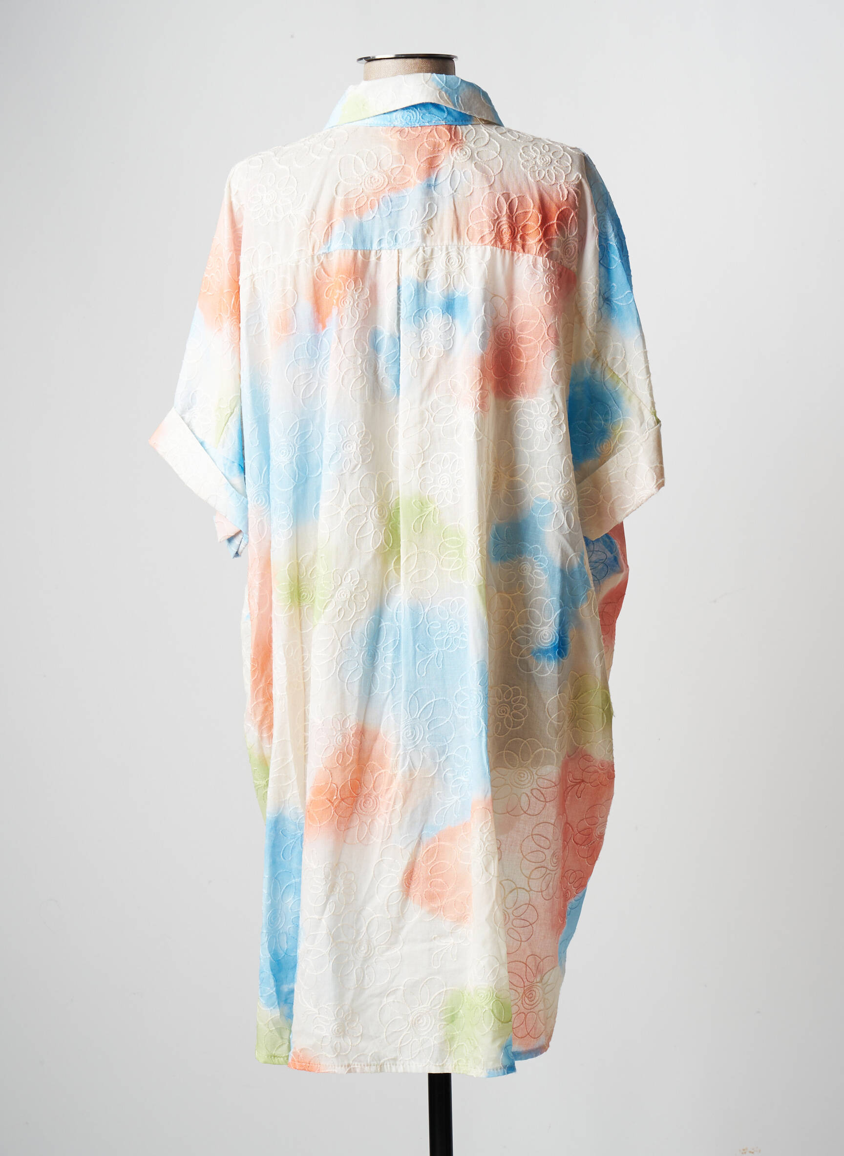 Intuition Tuniquemanchelongue Femme couleur bleu