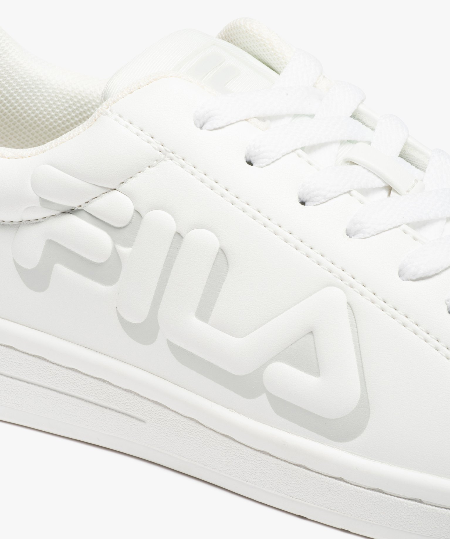 Baskets Garçon unies à lacets – Fila Cross Court blanc | GEMO