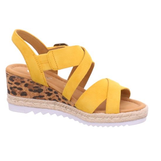 GABOR Klassische Sandalen gelb