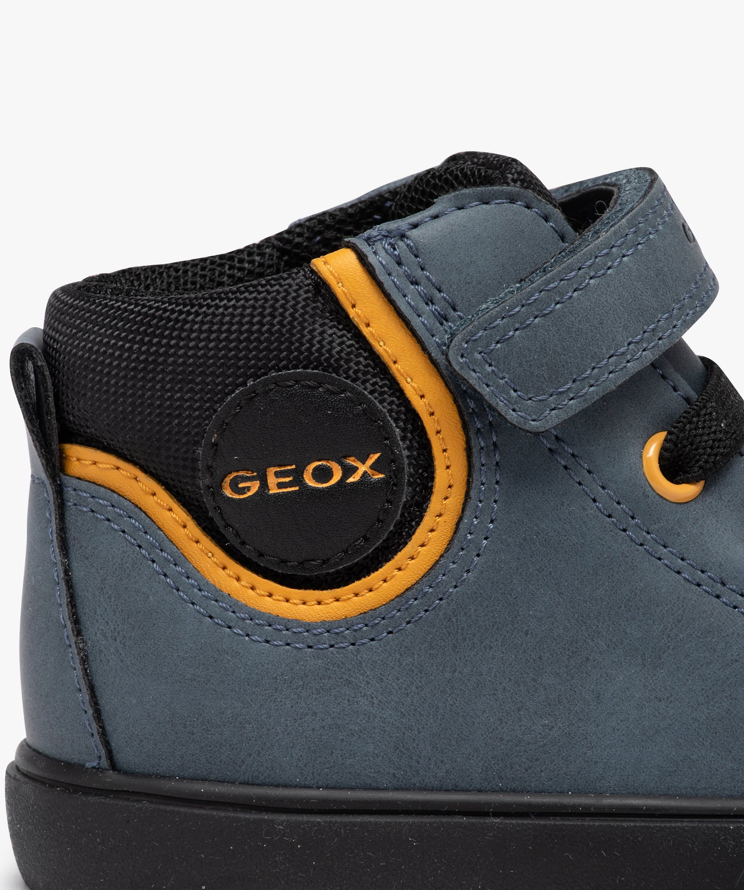 Baskets bébé Garçon montantes à scratch - Geox bleu | GEMO