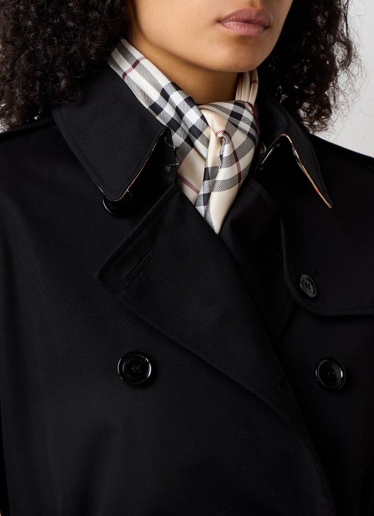 Burberry Silk scarf with check pattern 90 x 90 cm