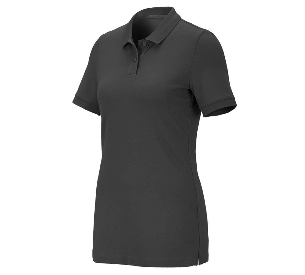 e.s. Piqué-Polo cotton stretch, Damen