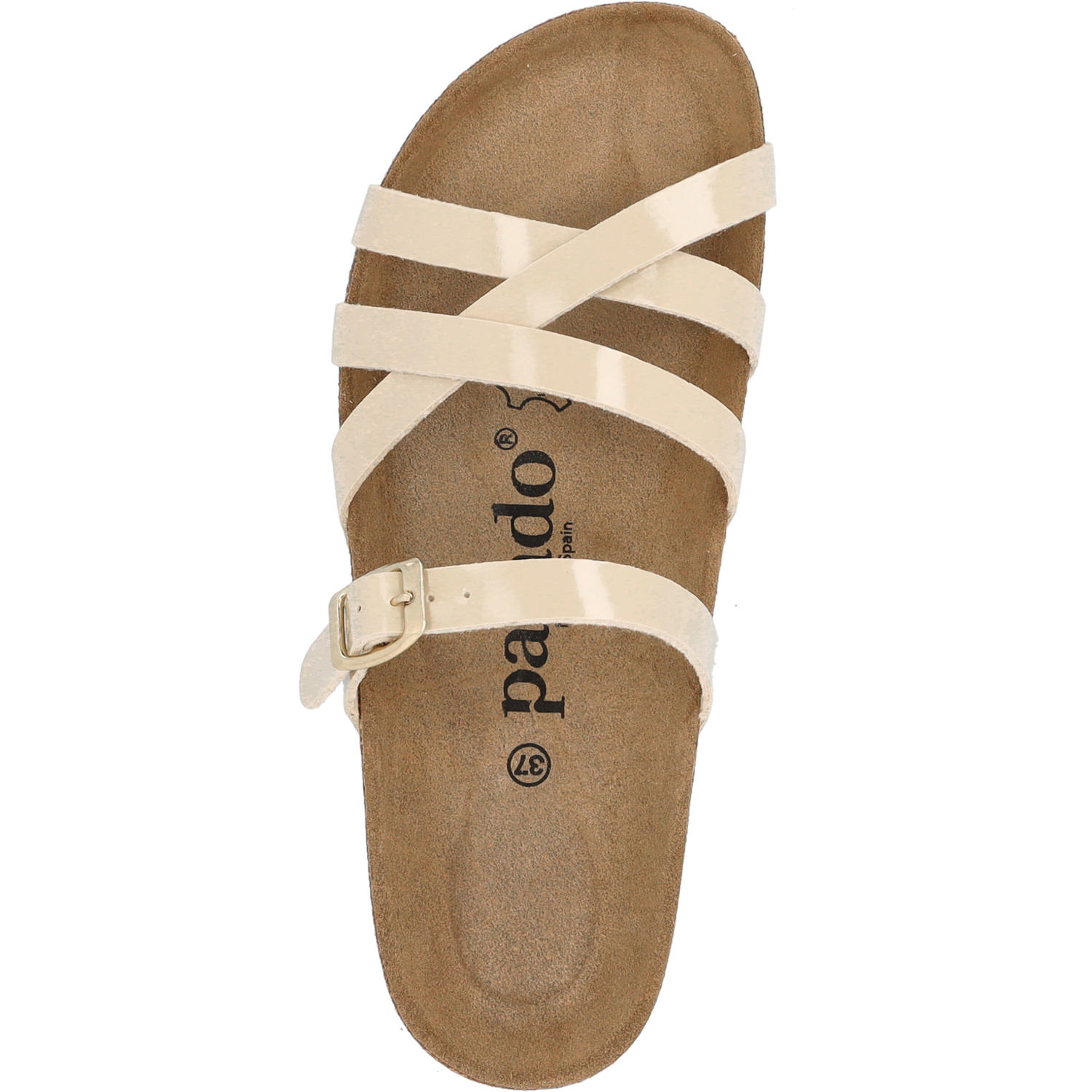 Palado Cruisi, Pantoletten, Damen, Beige Lack