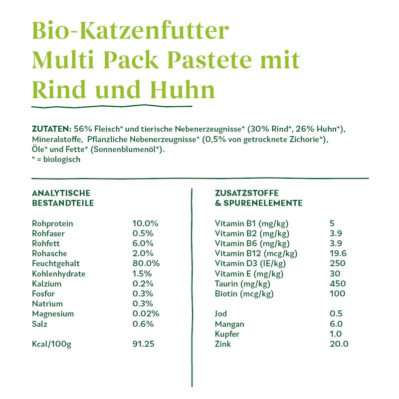 Probierpaket Yarrah Bio Pate 8 x 100 g zu TOP-Preisen | bitiba %