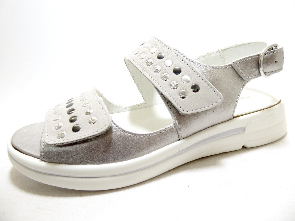 WALDLÄUFER Komfort Sandalen taupe MEMPHIS NUBUK