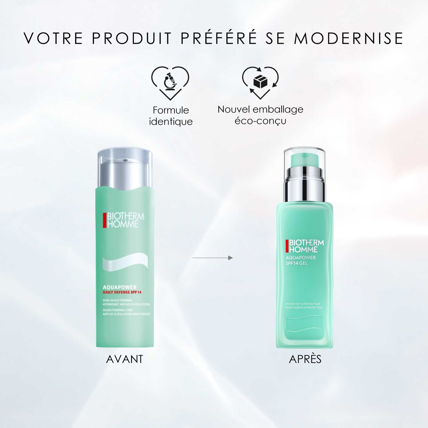 Biotherm Aquapower Gel Hydratant pour Homme SPF14 - 75 ml