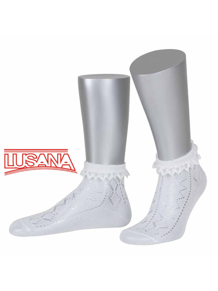Lusana Socken in weiß günstig kaufen 36-38
