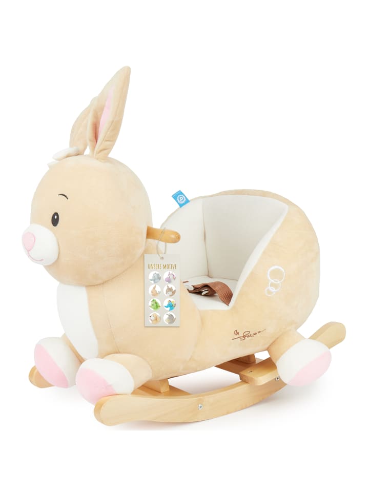 Bieco Spielwaren Schaukeltier Hase Hopsi in Beige günstig kaufen onesize