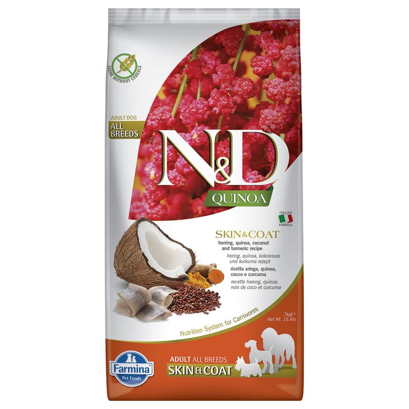 Farmina N&D Quinoa Adult Skin & Coat mit Hering & Kurkuma