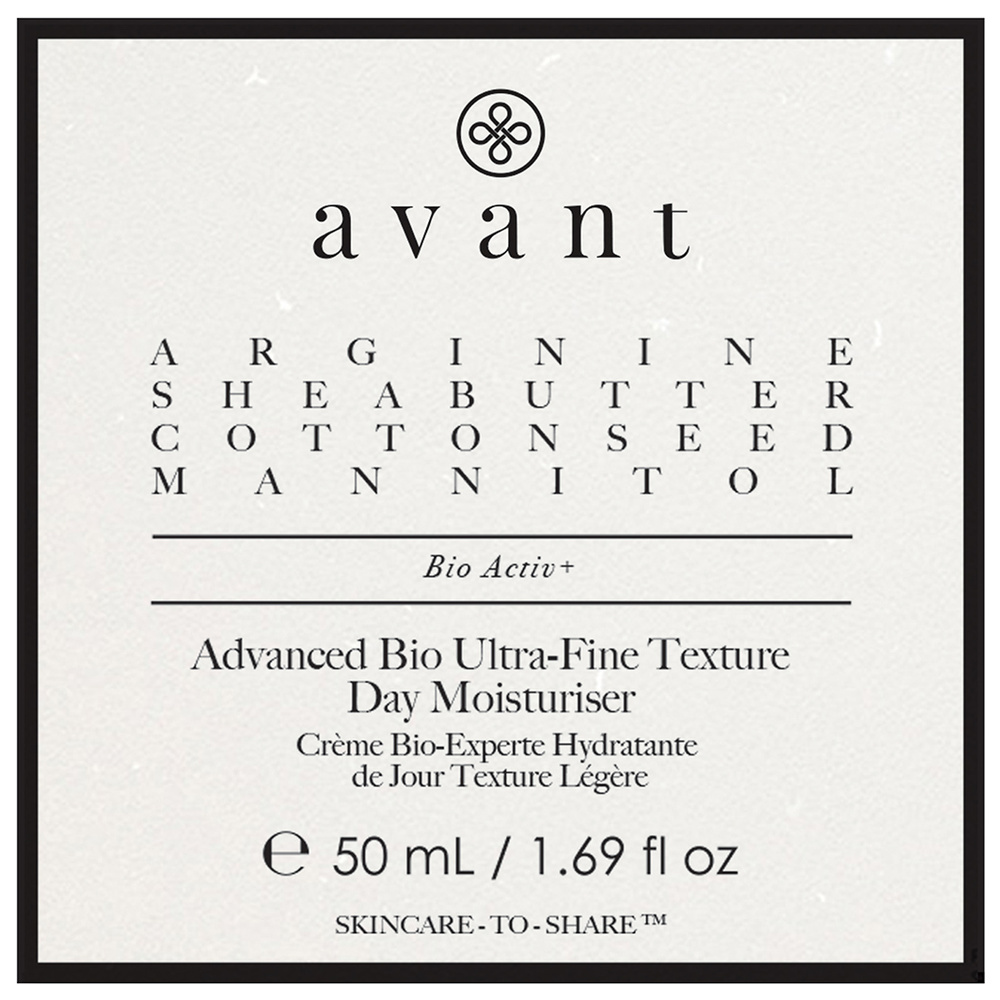 Avant Skincare Crème Bio Experte Hydratante et Anti-Age de Jour Texture Légére Hydratants et Mists