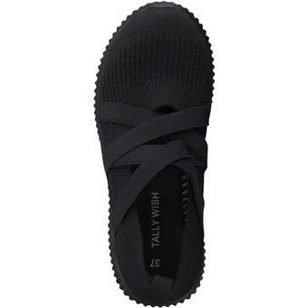 Tallywish Spangenballerina in schwarz