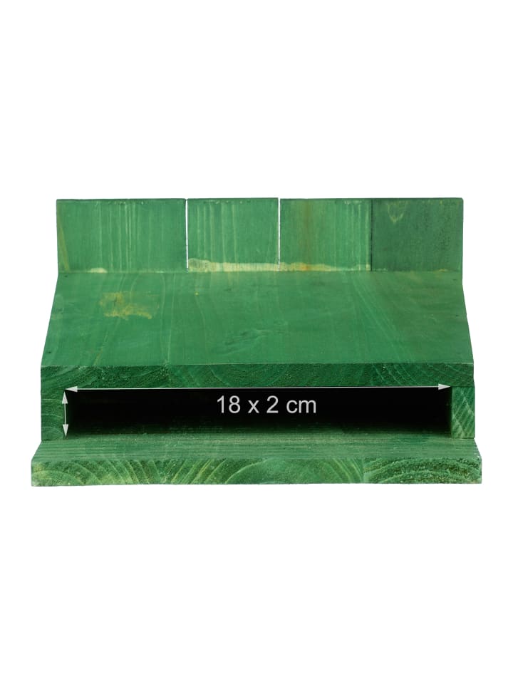 relaxdays Fledermauskasten in Grün - (B)22 x (H)37 x (T)12,5 cm günstig kaufen onesize