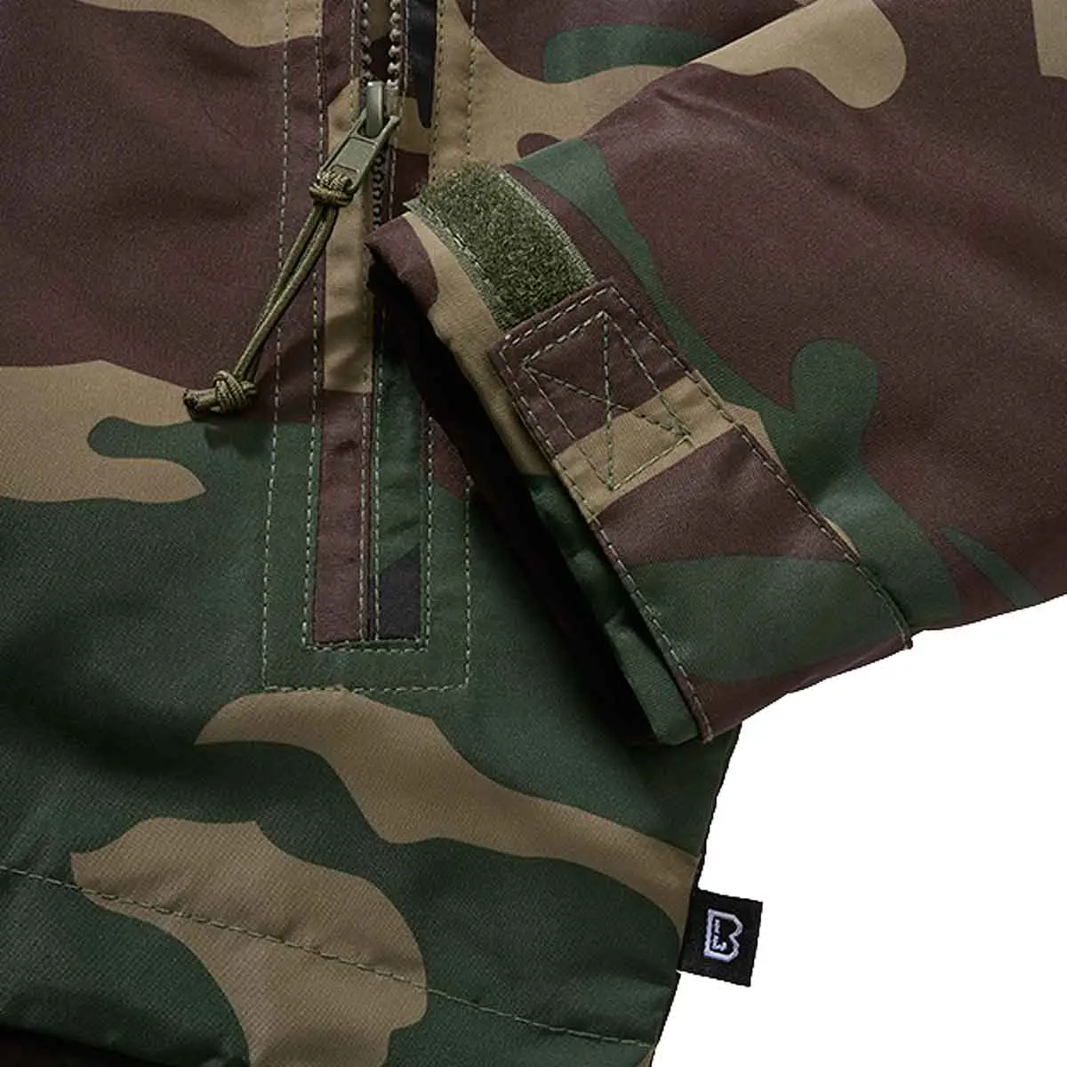 Ladies Windbreaker Frontzip woodland