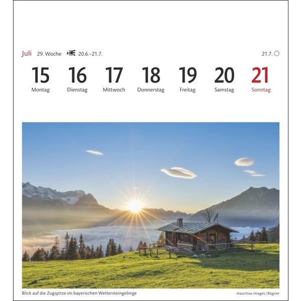 ALPEN SEHNSUCHTSKALENDER 2024. 53 POSTKARTEN - Kalender