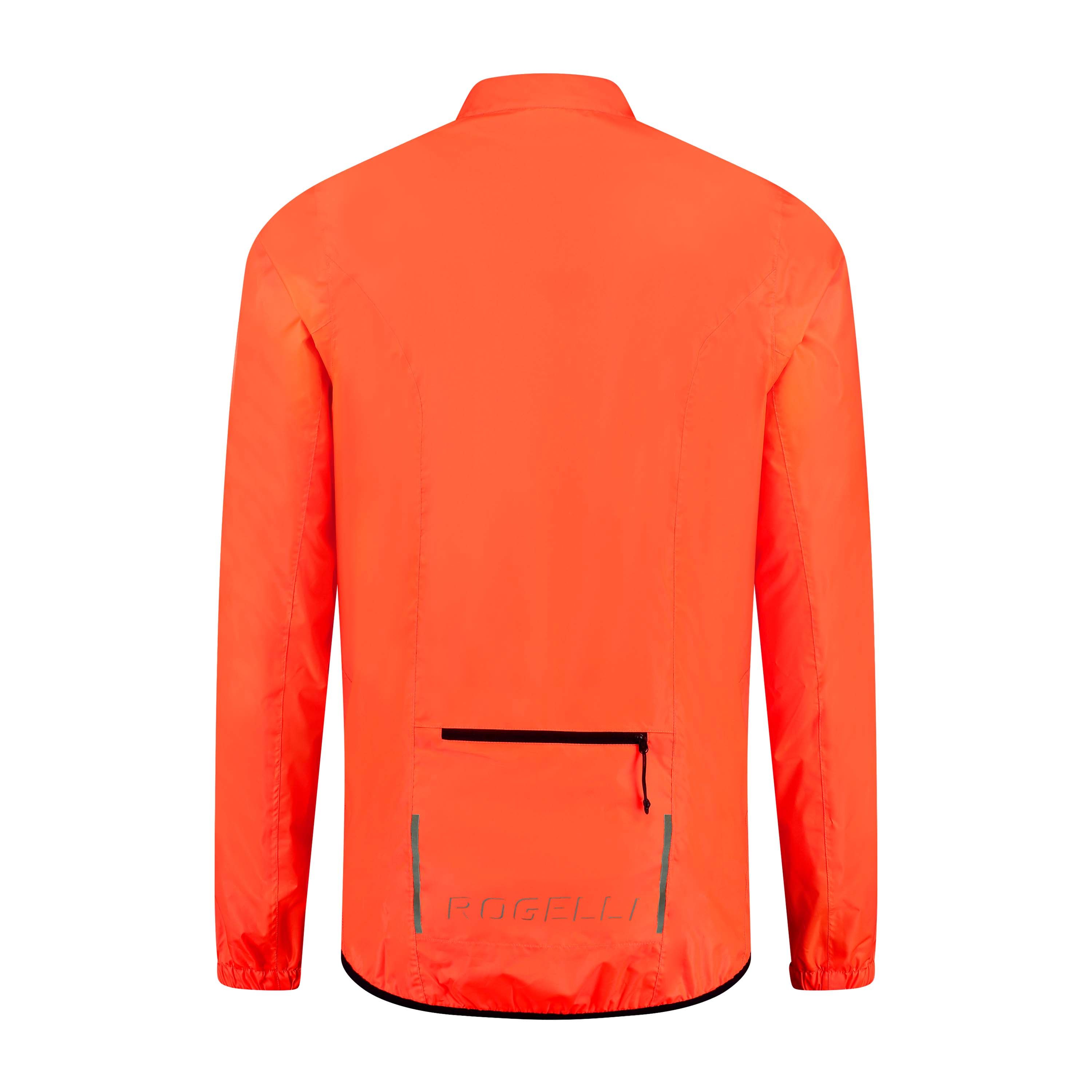 Rogelli Core Orange Herren Fahrrad Regenjacke