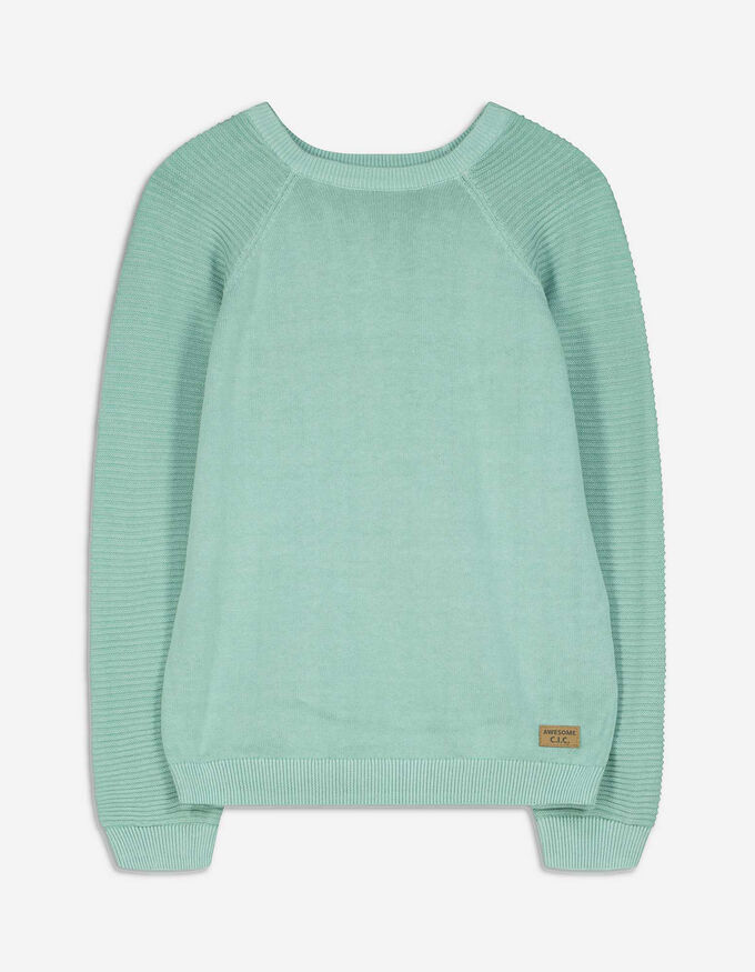Strickpullover - Labelpatch