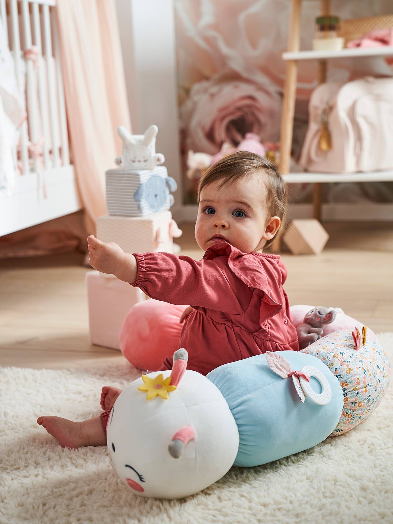 Chenille d'activités Koala rose