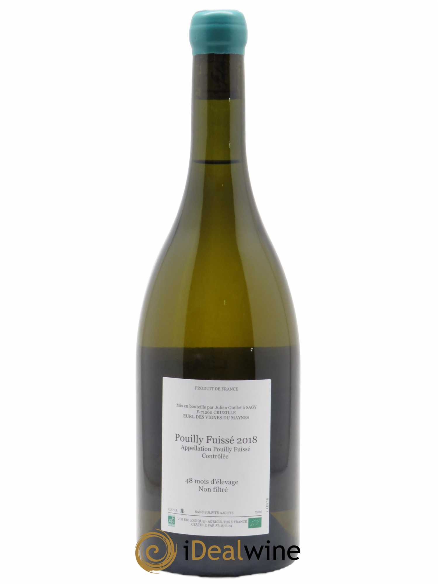 Pouilly-Fuissé Léandre l'Homme Lion Les Vignes du Maynes  2018 - Lot de 1 Bouteille