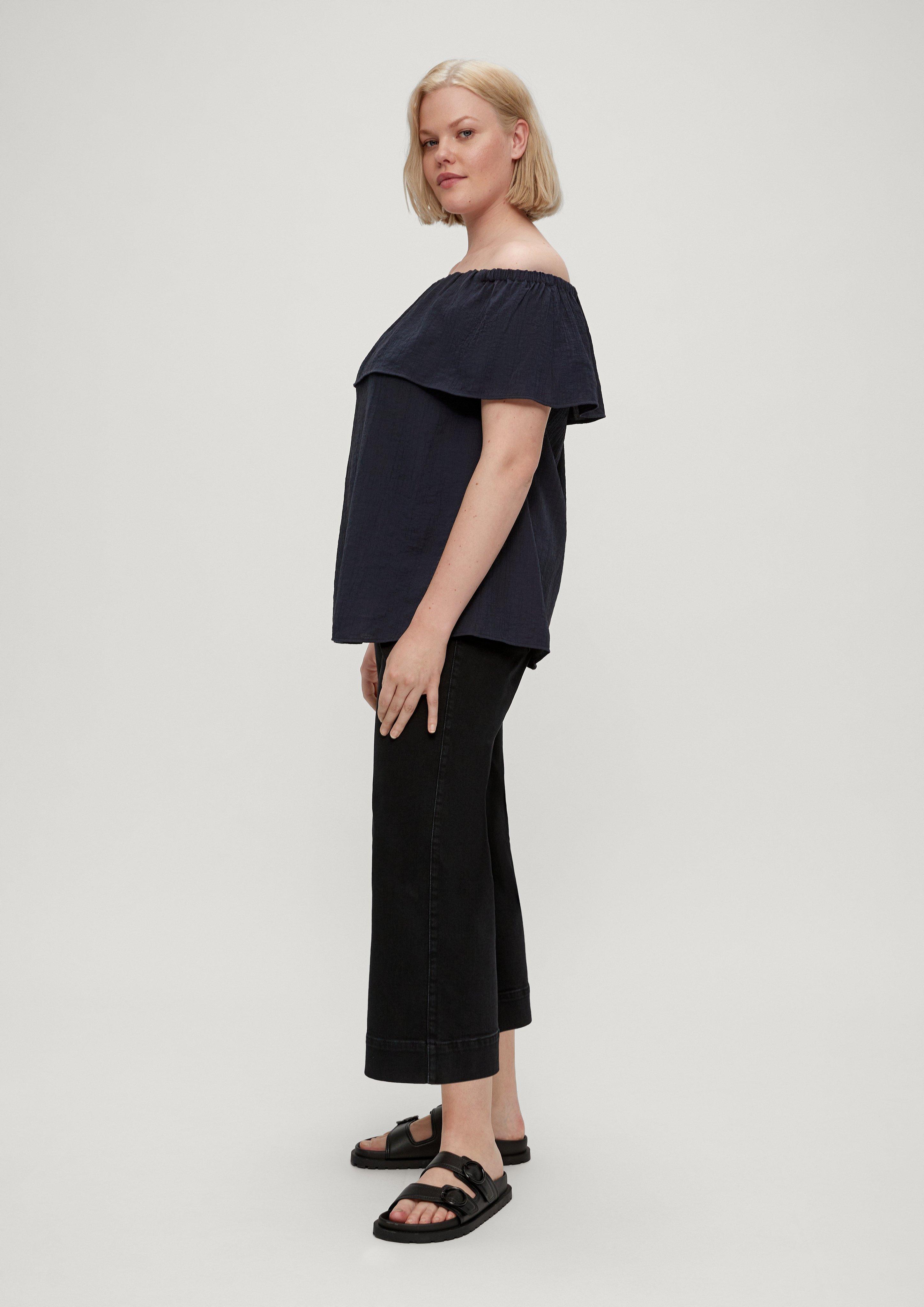 Blusenshirt mit Carmen-Ausschnitt  2129513-5976