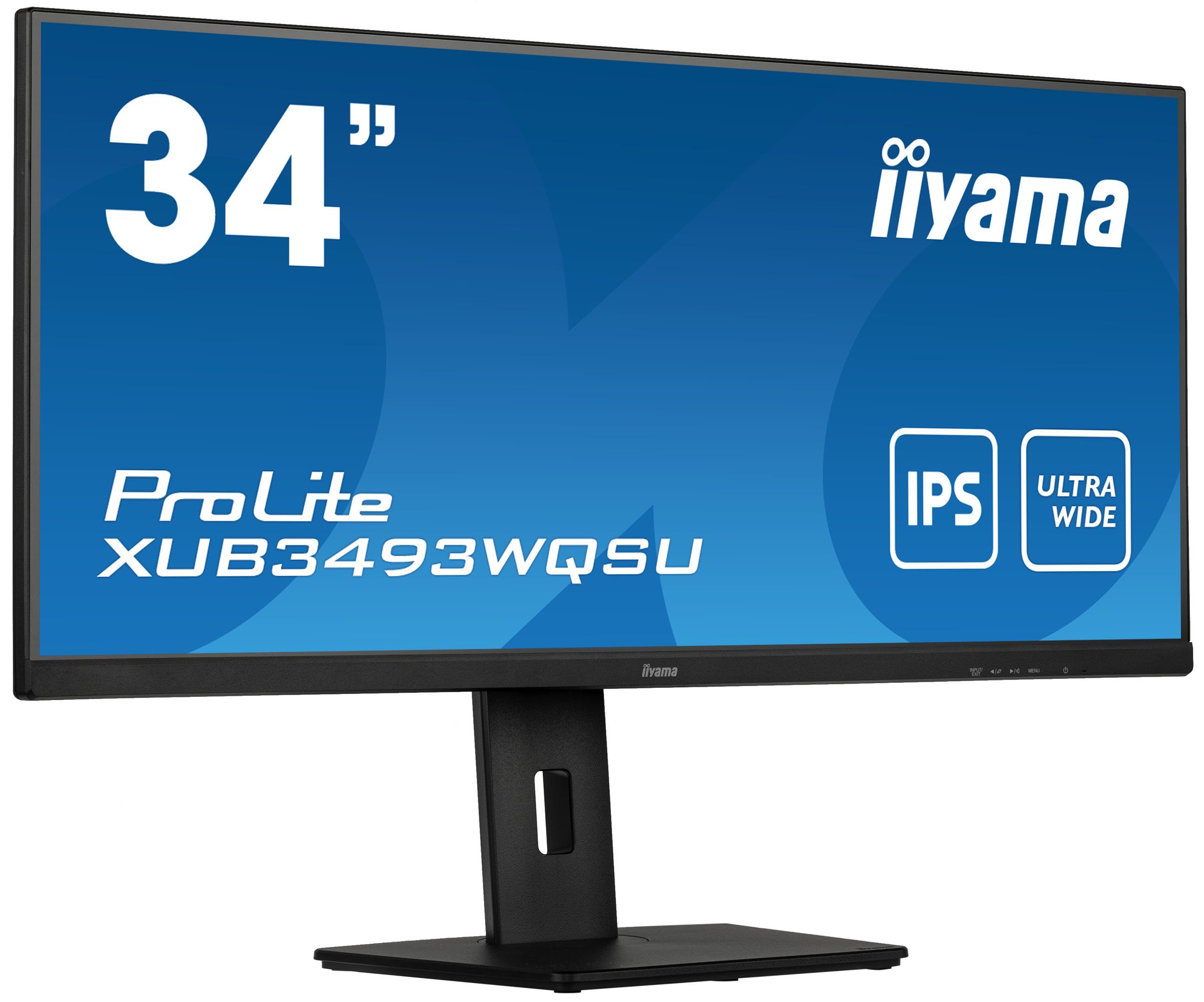Iiyama XUB3493WQSU-B5 LED-Monitor (86,7 cm/34 