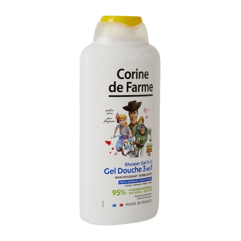CORINE DE FARME 3-i-1 dusjsåpe for kropp og hår og skummende badesåpe Toy Story / Raya