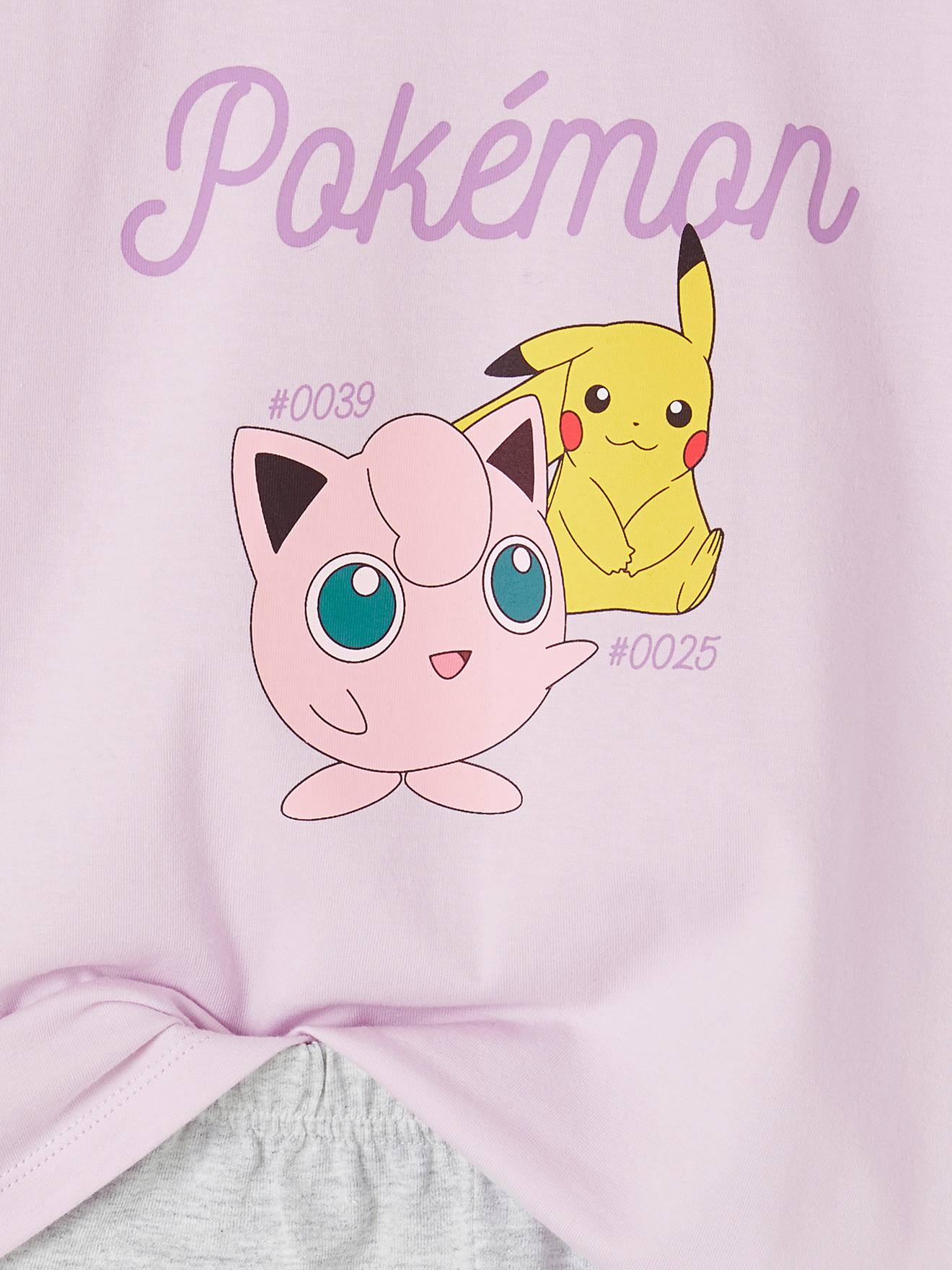 Pokemon Kurzer Kinder Schlafanzug POKEMON - lavandel