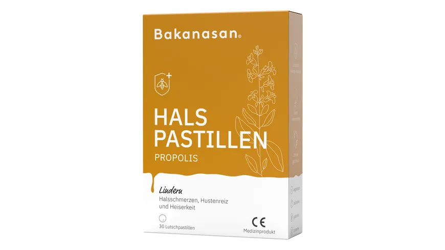 BAKANASAN Halspastillen Propolis 50 g