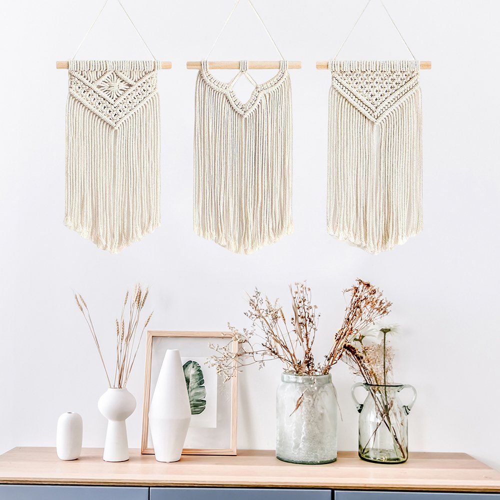 Wandteppich Wandbehang,Wandteppich Boho Deko,Große Handgewebt Tapisserie, Questive