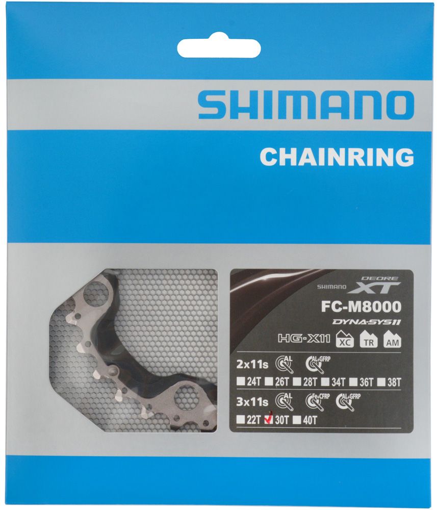 Shimano XT 3-fach Kettenblatt für FC-M8000 30 Zähne (BA) kaufen | Bike-Discount