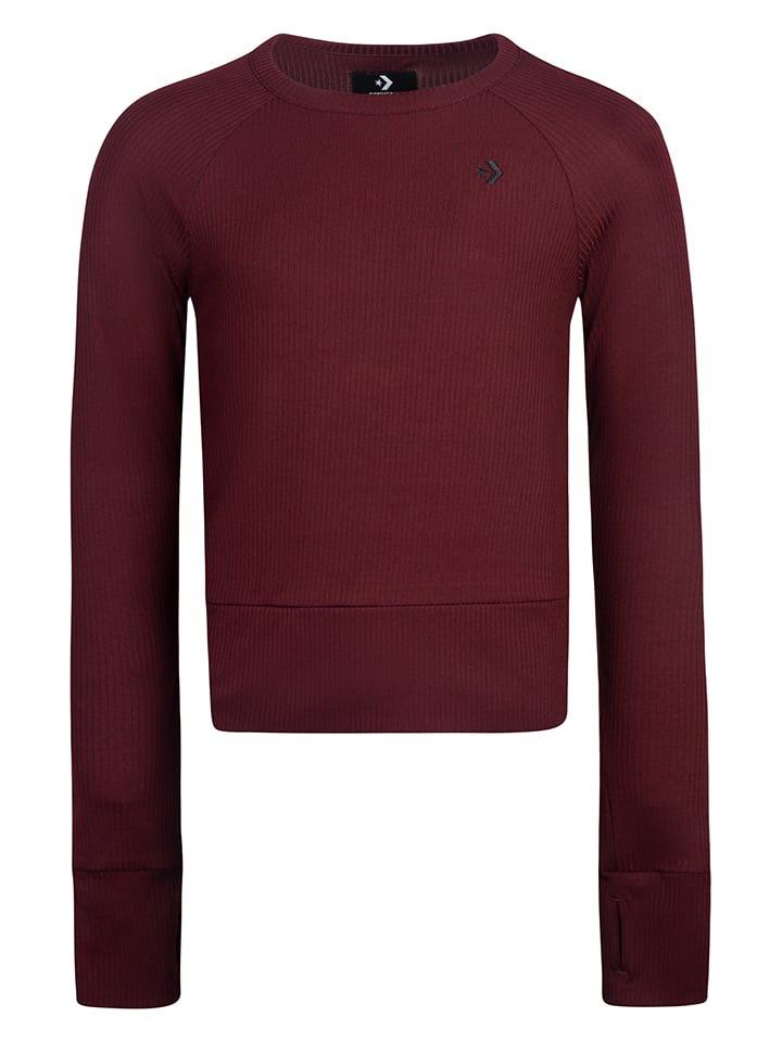 Converse Longsleeve in Dunkelrot günstig kaufen