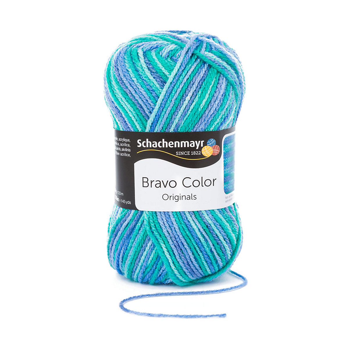 Handstrickgarne Bravo Color, 50g Lagune