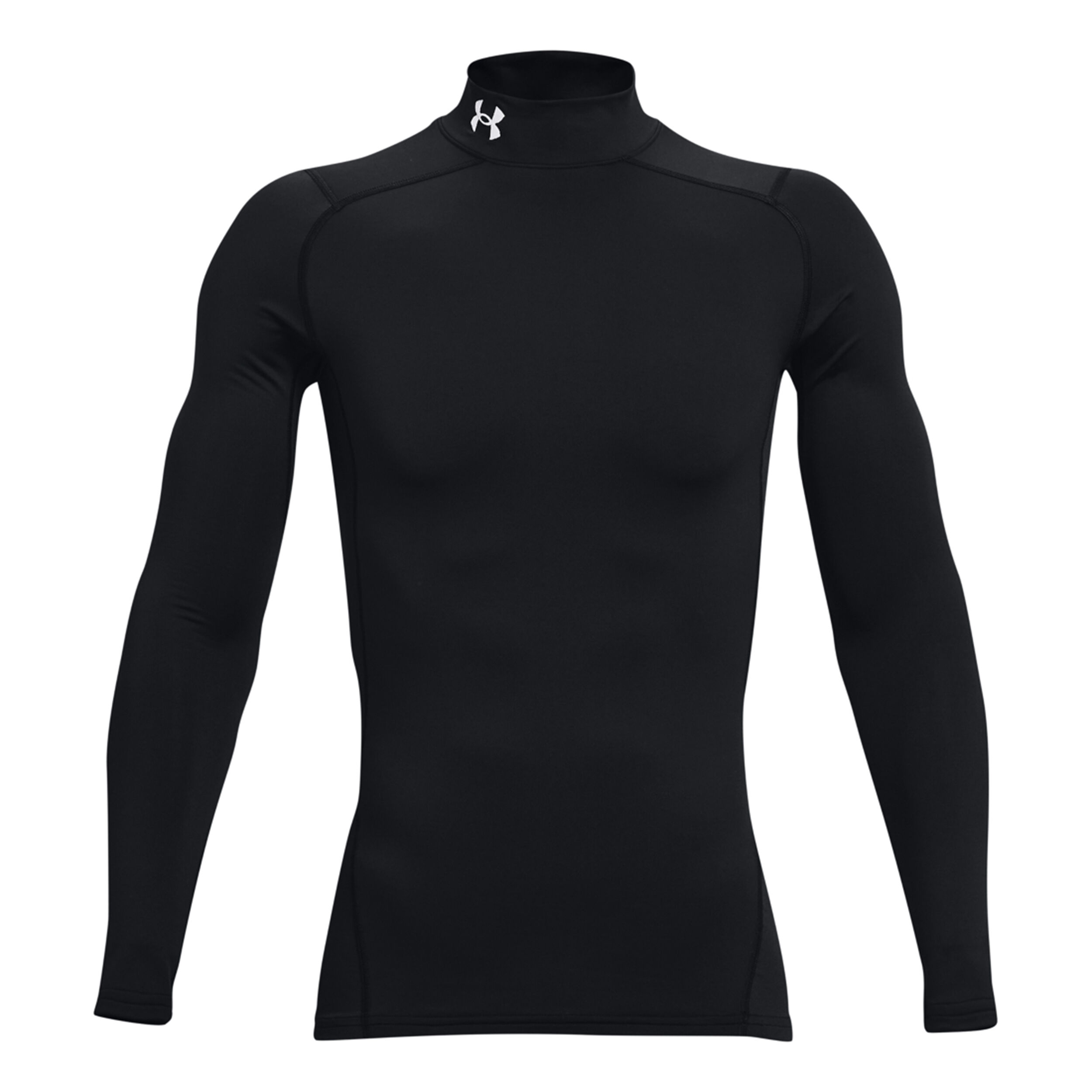 Coldgear Comp Mock Longsleeve Herren - Schwarz