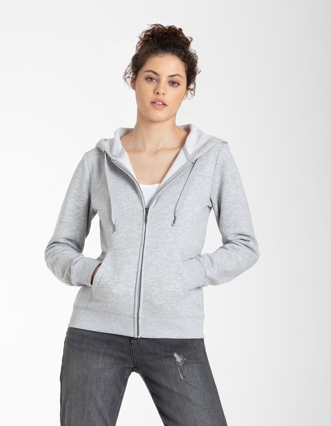 Sweatjacke - Kapuze