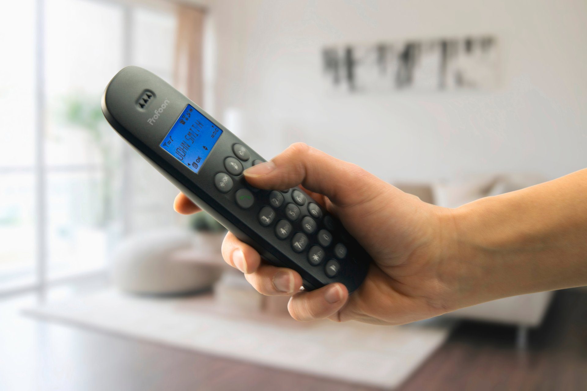 Profoon PDX-300 TRIPLE Schnurloses DECT-Telefon (Mobilteile: 3, mit 3 DECT-Mobilteilen)