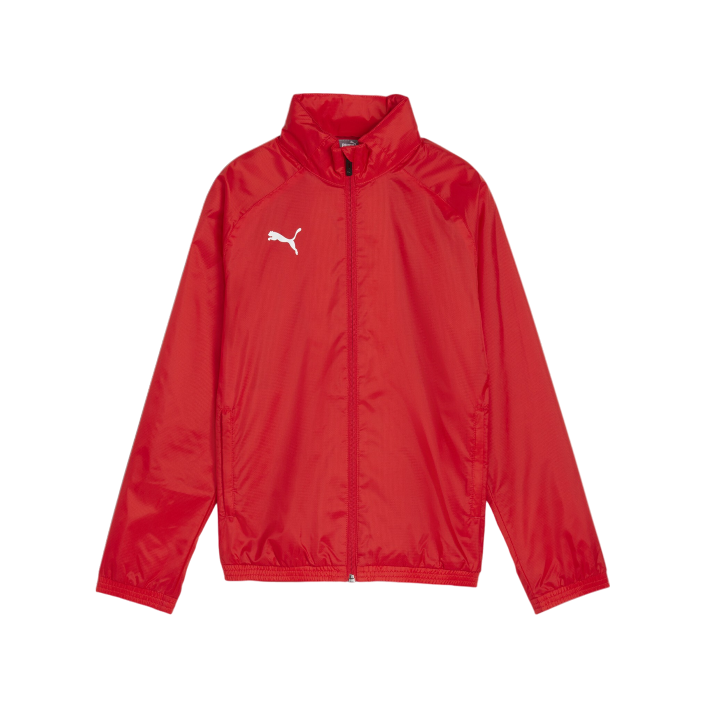 PUMA teamGOAL Allwetterjacke Kids Rot Weiss F01