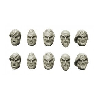 Scouts / Guards Heads with Long Hair