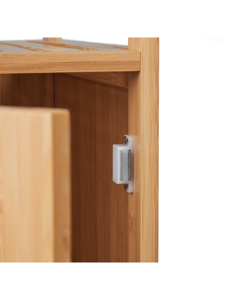relaxdays Badschrank in Natur - (B)36,5 x (H)87 x (T)33 cm günstig kaufen onesize