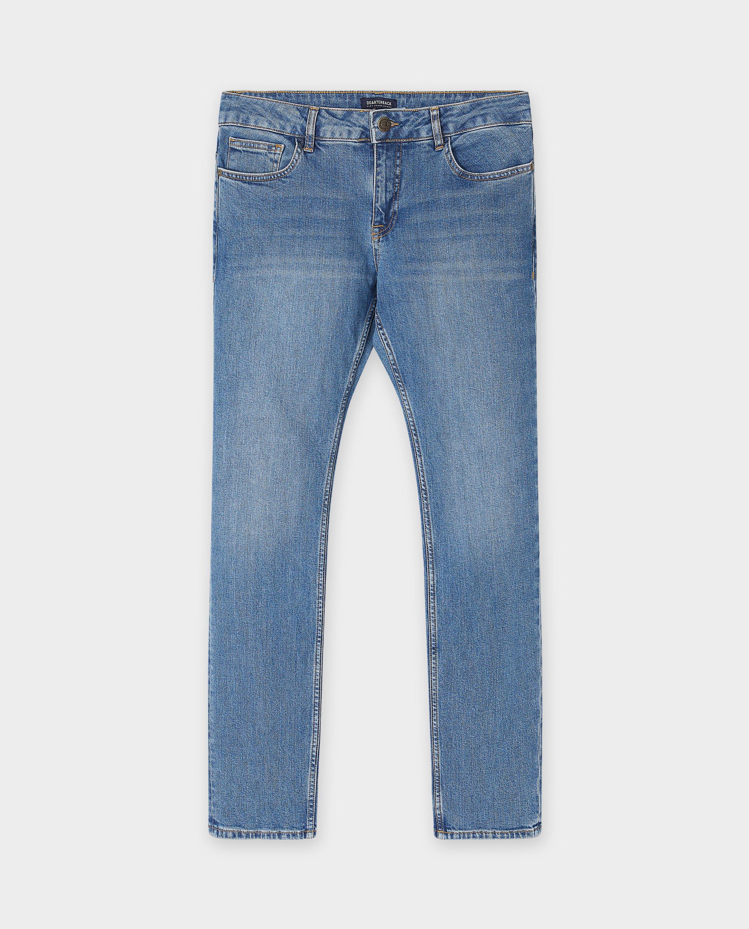 Blugi Quarterback albaștri, croială slim fit albaștri