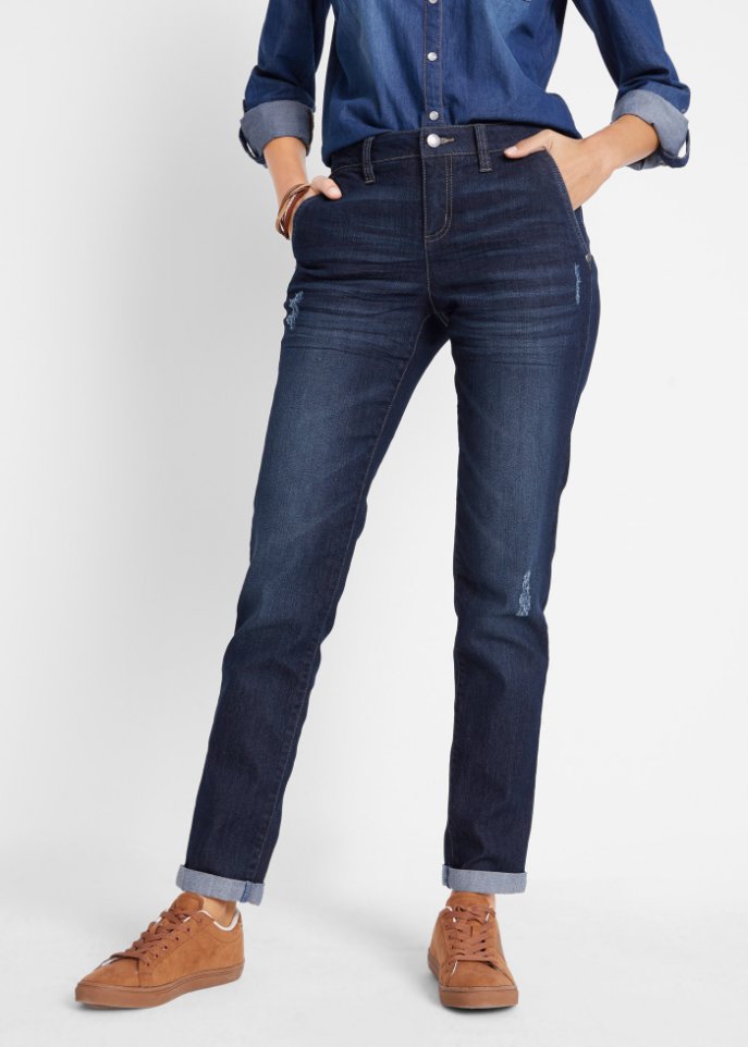 Komfort-Stretch-Boyfriend-Jeans