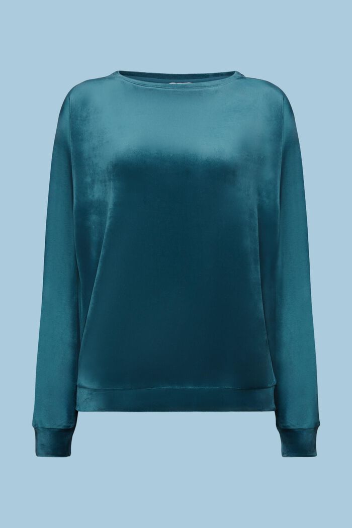 Loungewear-Sweatshirt aus Samt