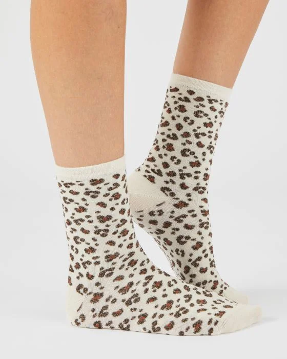 Lot de 2 chaussettes cachemire fantaisie