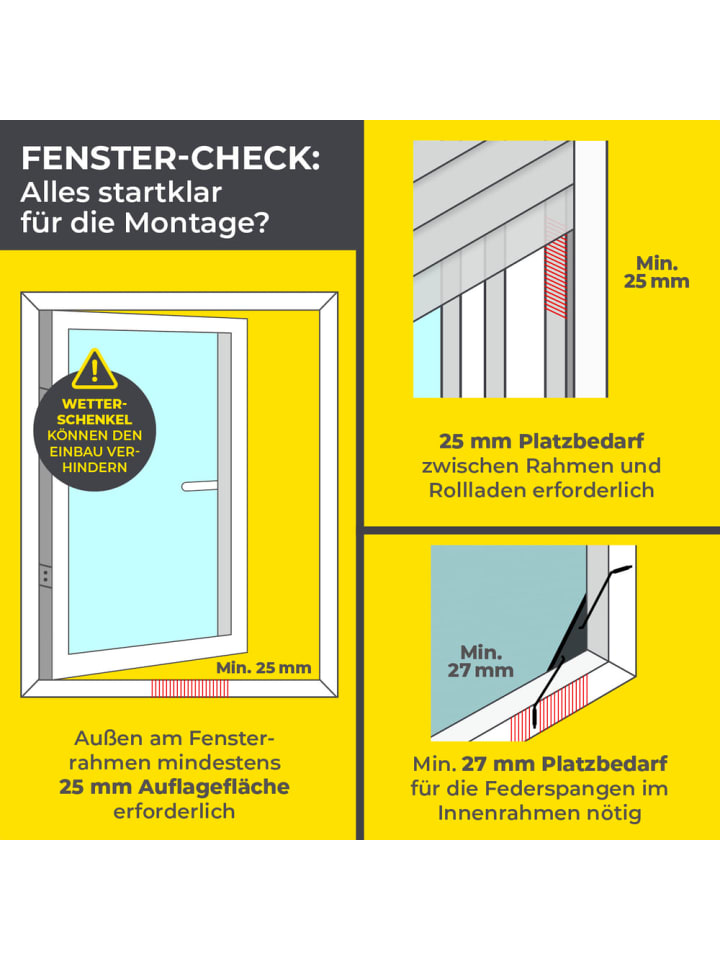 EASYmaxx EASYmaxx Insect Protect  Teleskop-Insektenschutzgitter mit Netz - anthrazit günstig kaufen onesize