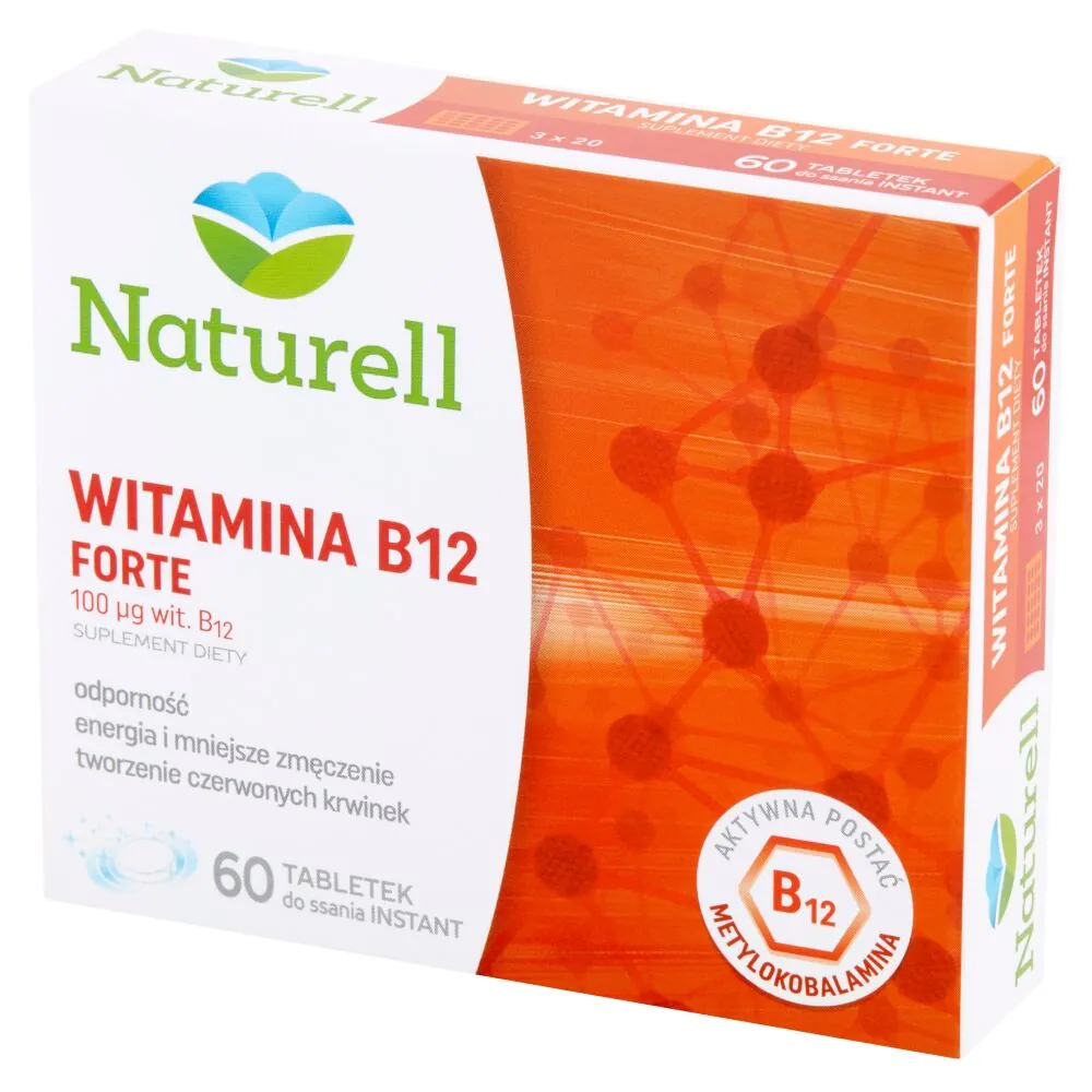 Naturell Βιταμίνη B12 Forte 100 mcg, Μασώμενα Δισκία