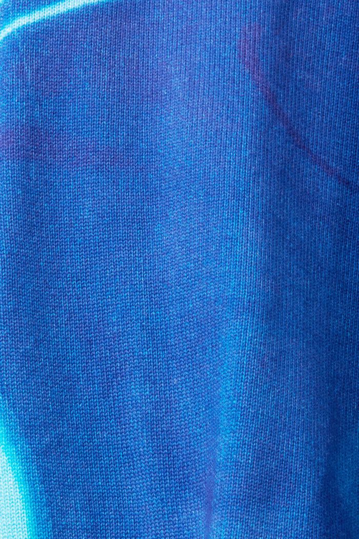 Gewebter Baumwollpullover mit Allover-Muster