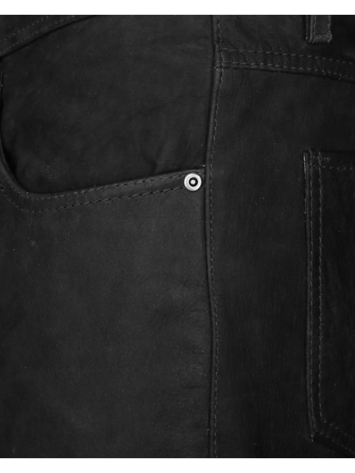 JCC Lederhose Phill in schwarz günstig kaufen